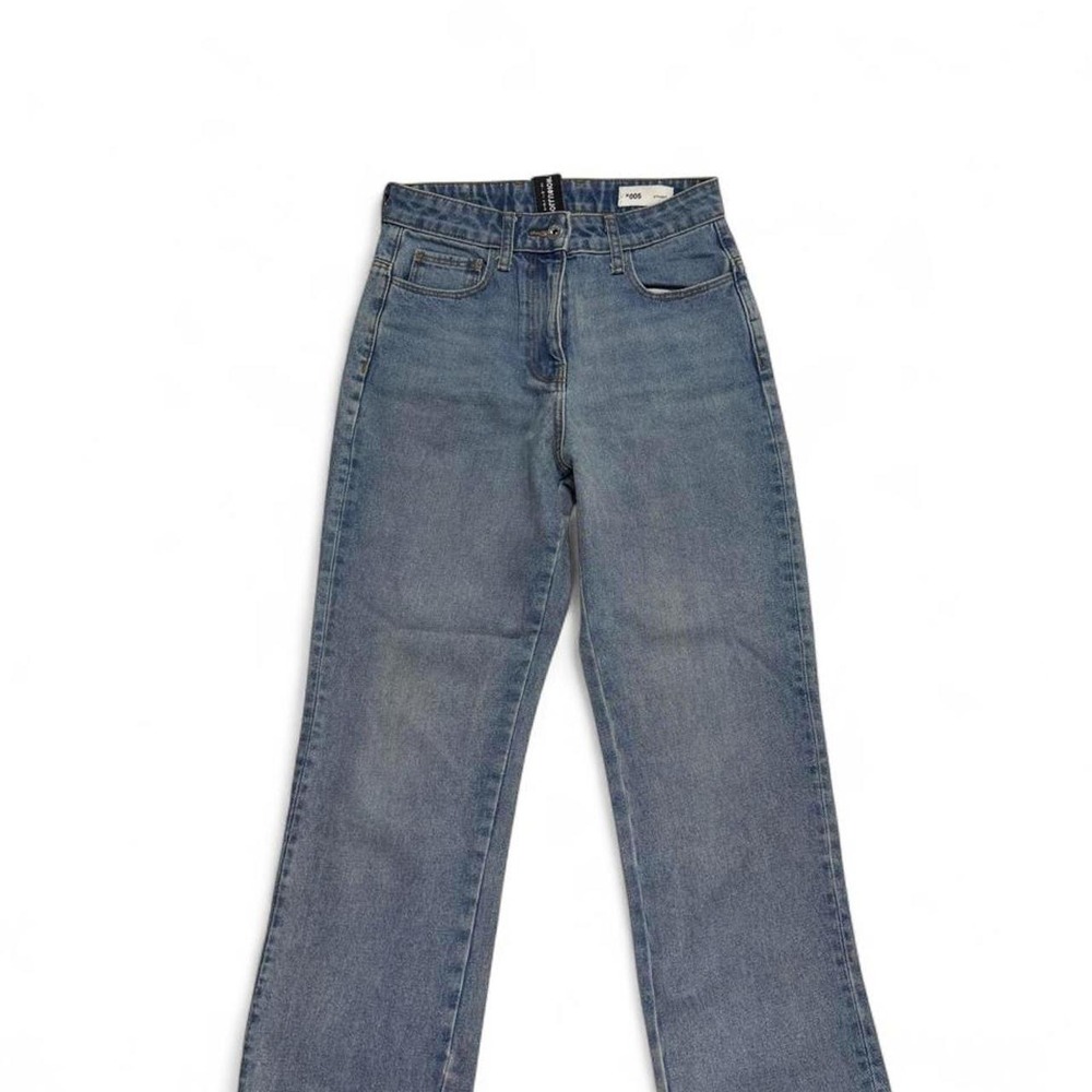 ASOS Collusion x005 Downtown Girl Medium Wash Relaxed Straight Leg Jeans